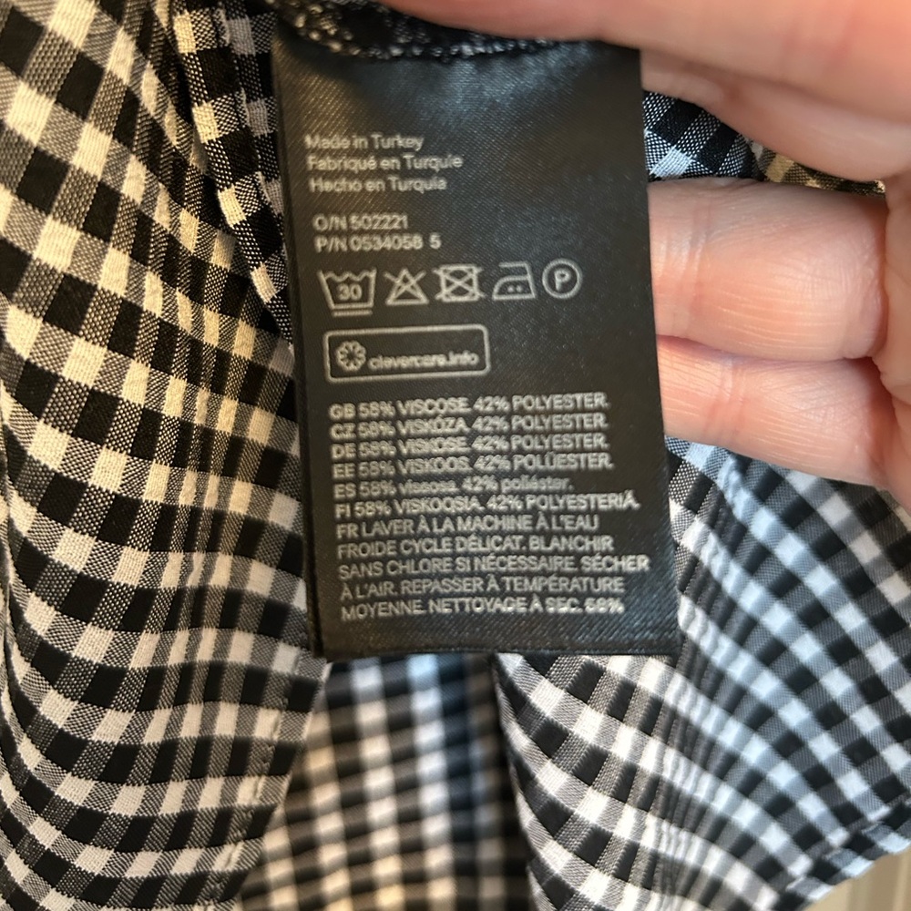 H&M Gingham Top - Picture 3 of 4